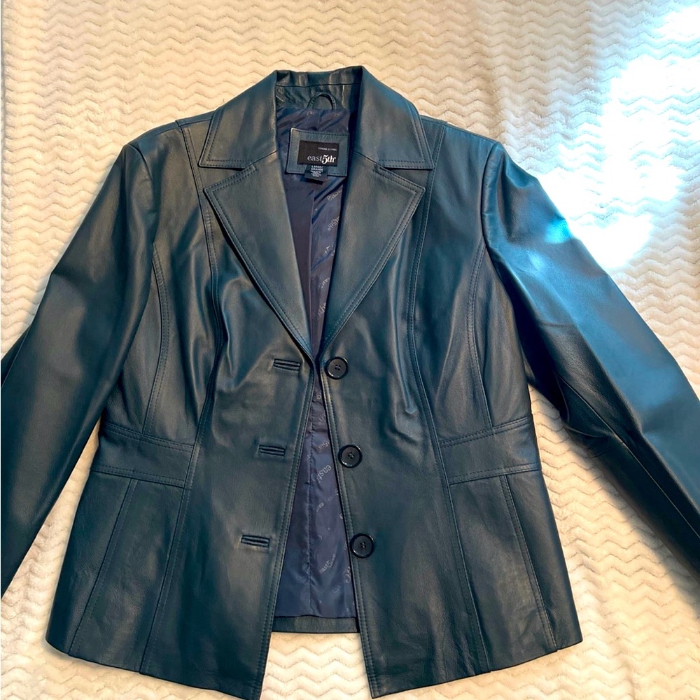 Leather Blazer